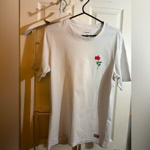 Converse White T-Shirt with helping hand